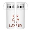 Stainless Steel Thermos Flask with Integrated Cup - Keep Calm