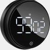 LED Magnetic Timer, Magnetic Countdown Countup Timer with Large LED