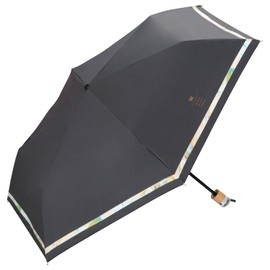 Wpc. 801-17733-102 Wpc. Parasol Light Filtering Nuance Line Mini Black <100% Shading Ratio / 100% UV Reduction / UPF 50+ / Thermal Blocking/Rain / Sun / Rain / Sun / Rain / Folding Umbrella for Work