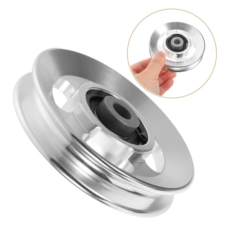 Kisangel Fitness Pulley Wheel Bearing Workout Pulley System for Home