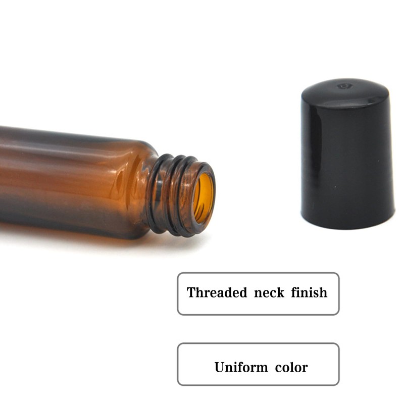 10 PCS Essential Oil Roller Bottles 10 Ml 1/3 Oz