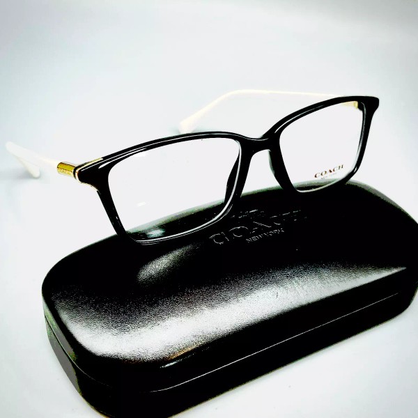 COACH HC 6077 / 5340 Eyeglasses Black/Ivory 53-15-135mm 100% ORIGINAL