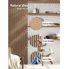 Mollywell Wood Panels for Wall, Time-Saving Installation, Versatile Wood Slat