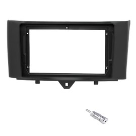 Sound-way - 9" inch in dash car stereo adapter mounting fascia kit for SMART ForTwo 2011-2017 - KA22-358