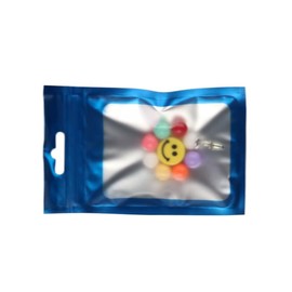 Blue 7.09 * 10.24Resealable Foil Storage Bags with Clear WindowPackaging Pouch for Self Sealing Storage Supplies…