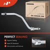 A-Premium Automatic Transmission Oil Cooler Line Hose Assembly Compatible with
