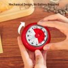 BOMANSI BOMS Mechanical Kitchen Timer, Kitchen Countdown Cooking Timer Reminder