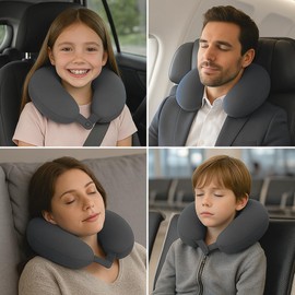 Kamaca Neck Cushion, Neck Support with Skin-Friendly Soft Plush