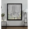NetCurtainsUK Plain Voile Tie Blind Curtain Panels 140cm (55'') Wide
