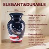 Handcrafted Urn for Ashes Mini Metal Decorative Cremation Sharing Urns,