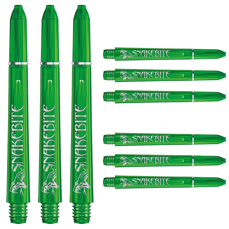 RED DRAGON Peter Wright Snakebite Signature Series Medium Green Stems