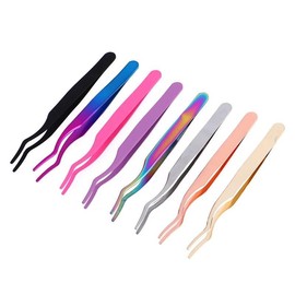 Stainless Steel False Eyelash Aids False Eyelash Tweezers Eyelash Curler Beauty Tools Makeup Cosmetic