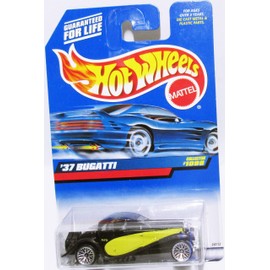 Hot Wheels '37 Bugatti #1098 Black and Yellow