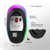 Wireless Mouse 2.4G Single Mode RGB Silent with High Accuracy
