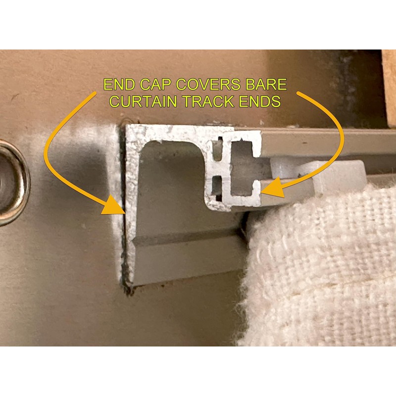 IFIXIFI Curtain Track End Cap fits Airstream 200784 200785 (Pair)