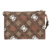 GUESS Pouch Brown Multi, Brown Multi, Elegant