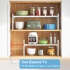 15.5 to 25.5 Inch Kitchen Cabinet Shelf Organizers, Adjustable Kitchen