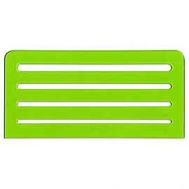Rapidesign Lettering Aid Template, 1/8, 5/32, 3/16, 1/4 Inch Sizes, 1 Each (R925),Green