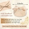 STGDAK Wide Headbands for Women Knotted Headband Bandanas Elastic Bow