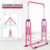 Tepemccu Expandable Gymnastics Bars,Adjustable Height Gymnastic Horizontal Bars,Junior Training Bar