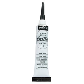 Pebeo 02 Water Based Guta, 0.7 fl oz (20 ml) Tube, White