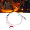 Temperature Sensor Probe PT100 Thermistor Temperature Measuring Probe Round Hole