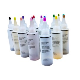 STOBOK 18-Color Tie Dye Pigments Easy DIY Kit Non-Toxic No Mix Ideal for Children's Art Clothing Projects