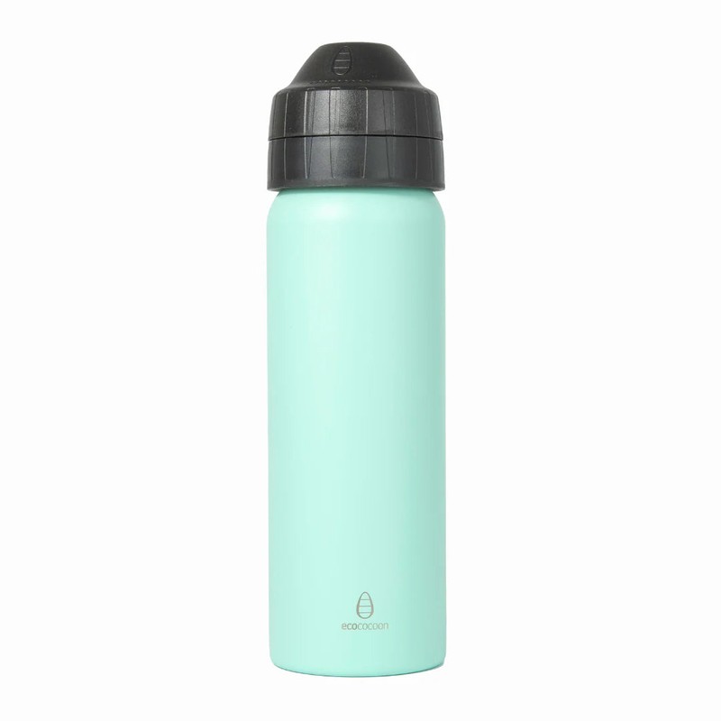 EcoCocoon Stainless Steel Water Bottle 600ml, Silver
