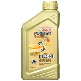 Castrol Power 1 10W-40 Full Synthetic Motorcycle Oil (06112)