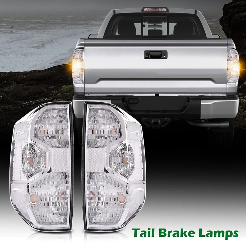 GRAND ORANGE Tail Lights Compatible with Toyota Tundra Pickup Truck