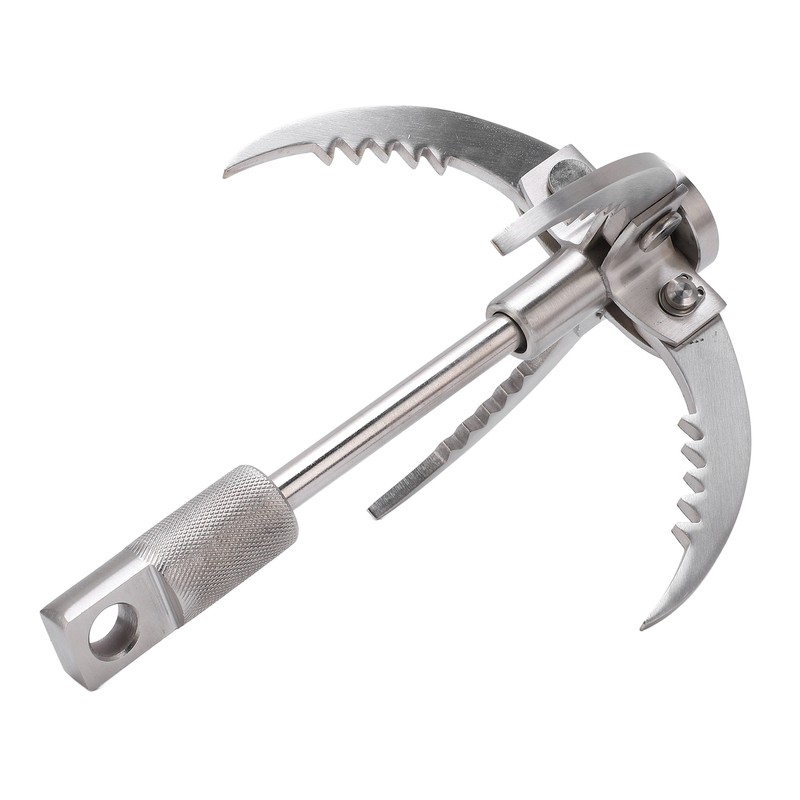 Outdoor Survival Hook Stainless Steel Foldable Climbing Grappling Hook for