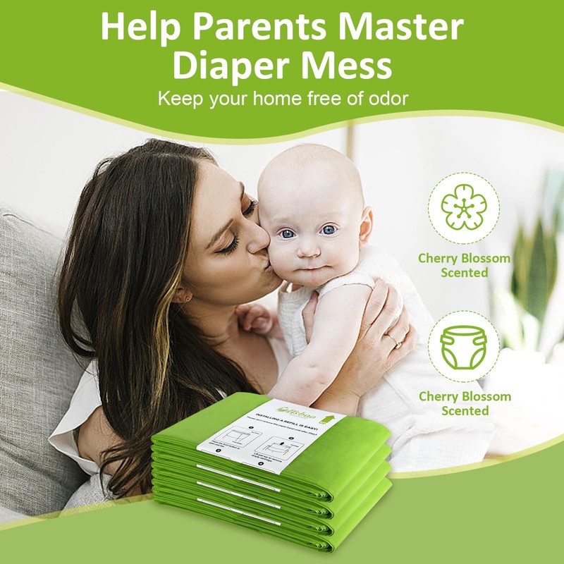 Refills Compatible with Dekor CLASSIC Diaper Pail Refills | 4