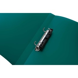 HERMA Ringbuch A4 Grün Transluzent, schmal, 2 Ringe, 25 mm breit, Ringordner aus Kunststoff mit Niederhalter für Kinder, Jungen und Mädchen