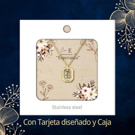 cotigo Buchstaben-Halskette aus Edelstahl und Zirkonia, Damenhalskette mit Buchstabenanhänger, mit dekorativer Karte und Box, Geschenk für Damen, Geburtstag, Muttertag, Weihnachten, Freundin oder