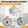 WPW10437088 W10437088 Control Knob Range Surface Burner Control Knob, Compatible