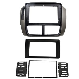 DKMUS Radio Stereo Bezel for Honda Pilot 2005-2008 Dash Installation Mount Trim Kit Fits 9" and 2 Din