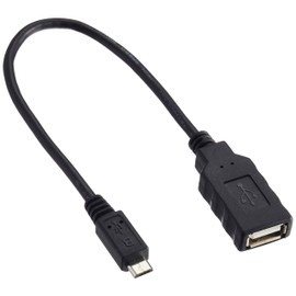 ミヨシ(Miyoshi) USB A→マイクロB ホストケーブル USB-HO15BK