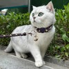 2 PCS Breakaway Cat Collars with Bells Star Moon Pendant