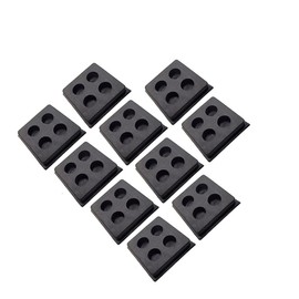 Replacement part fits (10) Heavy Duty 2" X 2" X 3/4" Square Anti-Vibration Rubber Pads For Various Use CHStet14840