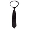 Retreez Woven Pre-tied Boy's Tie with Stripe Textured - Black