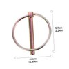 Abaodam 15pcs Heavy Duty Mower Pin Resistant Locking for Farm