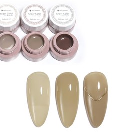 Sheer Color Gel "Dullness" Dullness Sheer Sense Slightly Coloring Gel Nail Art Gel Gel Nail Supplies Nail Gel Nail Art Popular Self Gel Nail (SHEER COLOR★Dullness [05], 05g,