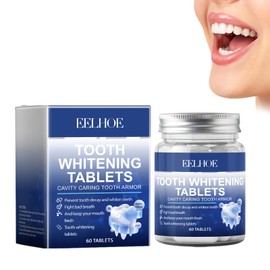 Hydroxylapatit 60 PCS Hydroxylapatit Zahnpasta Hydroxylapatit Pulver Zahnpasta Hydroxylapatit für Eine Gesunde Mundhöhle und Reparatur des Zahnschmelzes Jederzeit und überall Frischer Atem