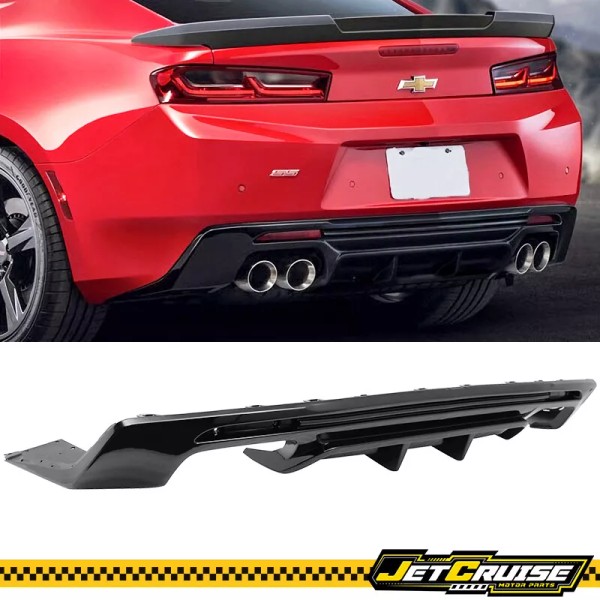 Jetcruise Fits 16-24 Chevy Camaro Rear Bumper Lip Diffuser Gloss