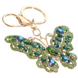 Rhinestone Butterflies Keychain Crystal Key Holder for Bags and Accessories Cute Butterfly Key Ring for Women and Teens Present for Special Occasions