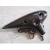 Utopia Glossy Dark Coffee Brown Ocarina Ceramic Soprano G -