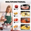 304 Stainless Steel Meat Chopper, Goldusk 10 Inch Heat Resistant