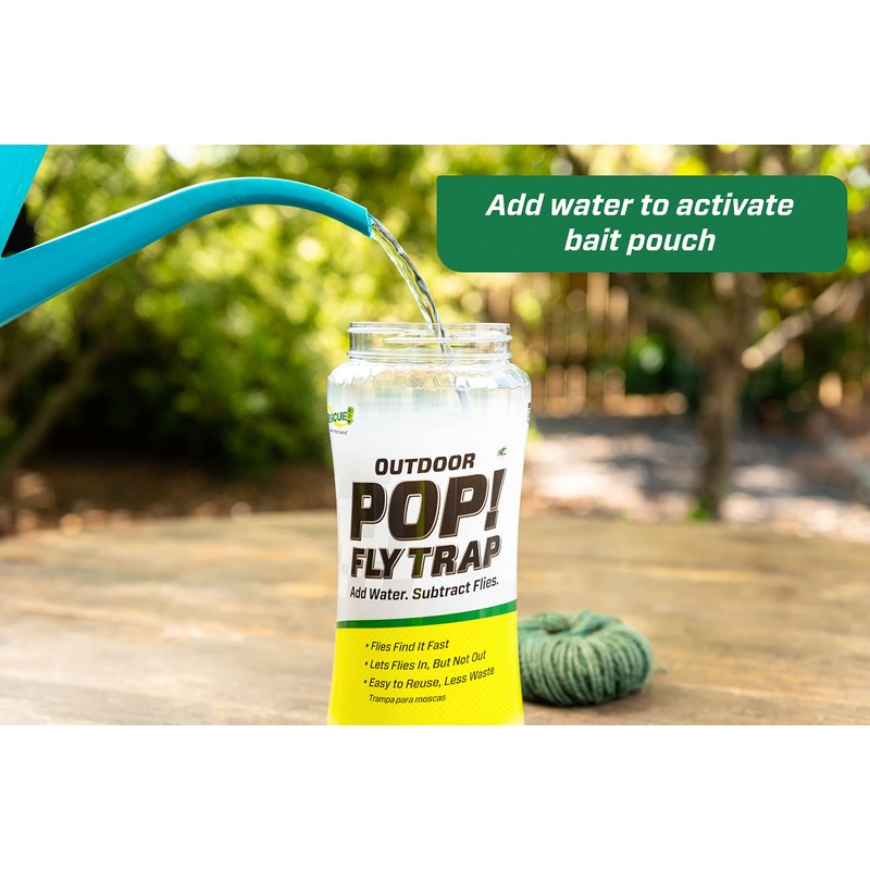 RESCUE! POP! Fly Trap – Large Reusable Fly Trap for
