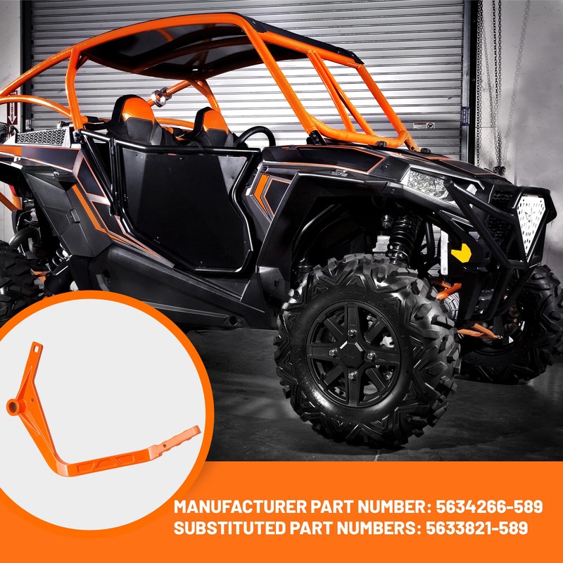 Jetuplusllc Fits Polaris Ranger Shift Lever Cast Matte Orange Madness