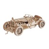Robotime MC401 Vintage Grand Prix Wooden Cars, 22.8 x 15.3